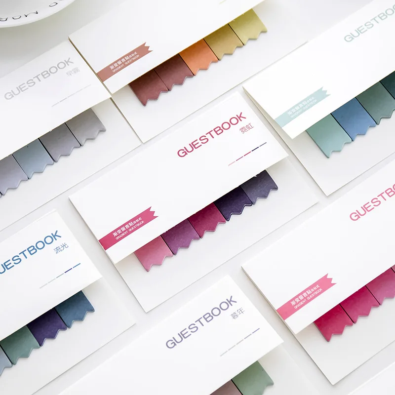DIY Gradient Color Creative Office Novelty Sticky Notes Planner Stickers Page Post Office School Supplies Stationery Note Pad
DIY Gradient Color Creative Office Novelty Sticky Notes Planner Stickers Page Post Office School Supplies Stationery Note Pad
