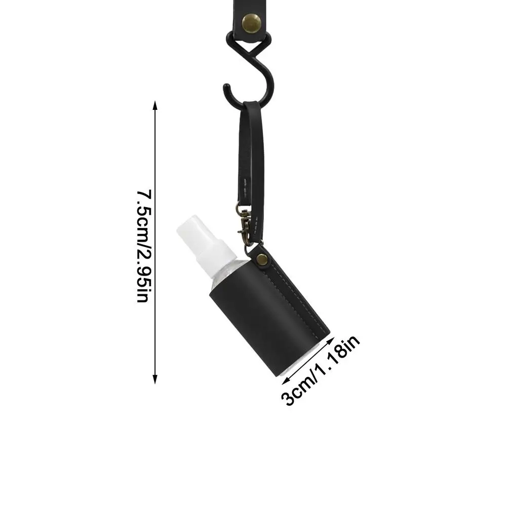 60ml Spray Bottle With Leather Protective Cover For Hand Rubbing Alcohol Portable Hand Sanitizer Keychain
60ml Spray Bottle With Leather Protective Cover For Hand Rubbing Alcohol Portable Hand Sanitizer Keychain