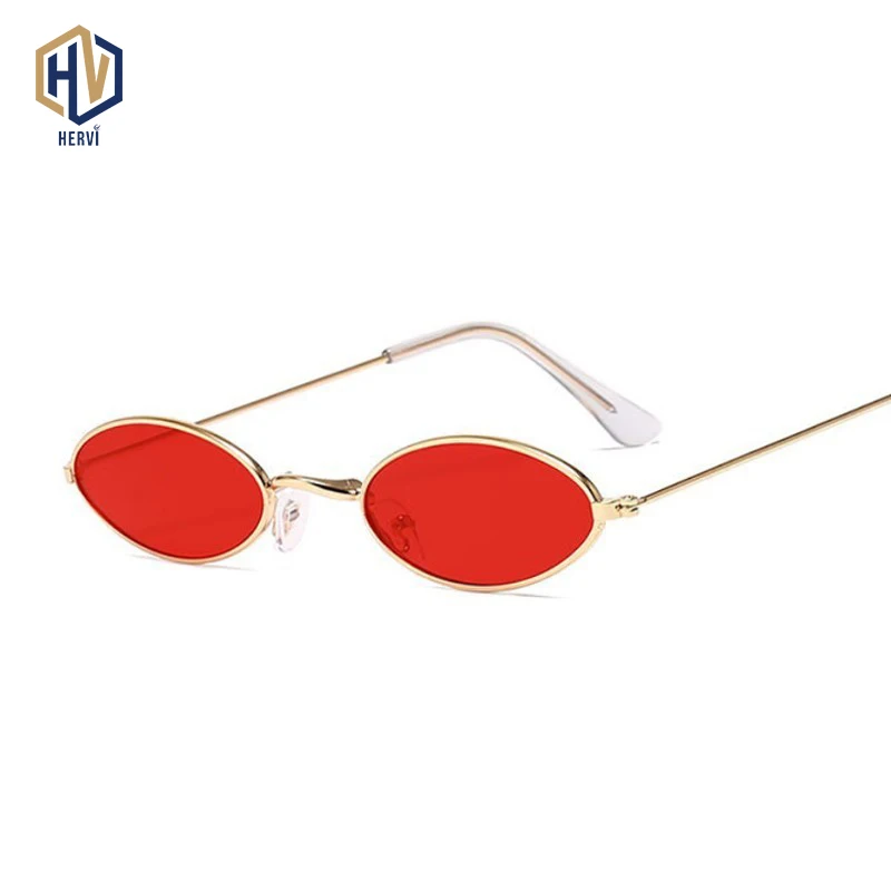 New Retro Small Oval Sunglasses Women Vintage Brand Shades Black Red Metal Color Sun Glasses For Female Fashion Designer Lunette
New Retro Small Oval Sunglasses Women Vintage Brand Shades Black Red Metal Color Sun Glasses For Female Fashion Designer Lunette