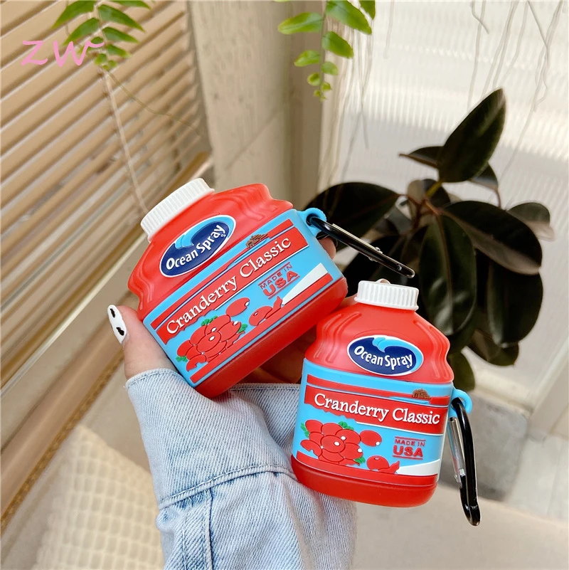 3d for airpods 1 2 pro soft silicone case fruit cranderry juice drink case wireless bluetooth headset protect cover accessories
3d for airpods 1 2 pro soft silicone case fruit cranderry juice drink case wireless bluetooth headset protect cover accessories