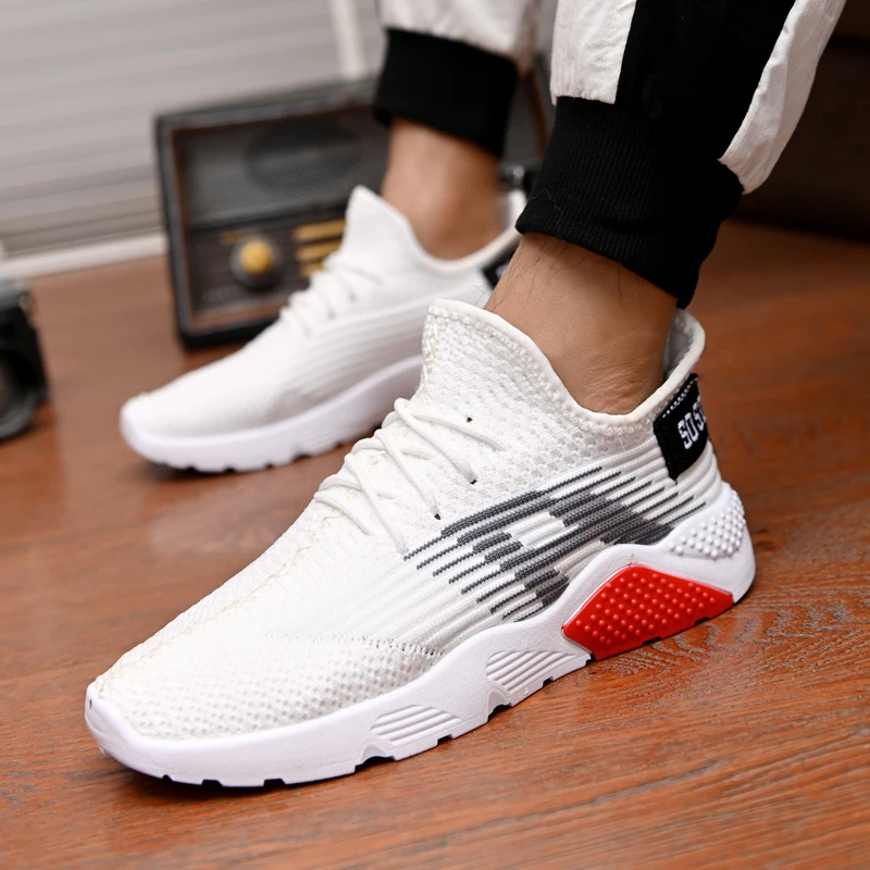 2020 New Men's Shoes Flying Woven Sneakers Trend Casual Shoes Men's Fitness Running Exercise
2020 New Men's Shoes Flying Woven Sneakers Trend Casual Shoes Men's Fitness Running Exercise