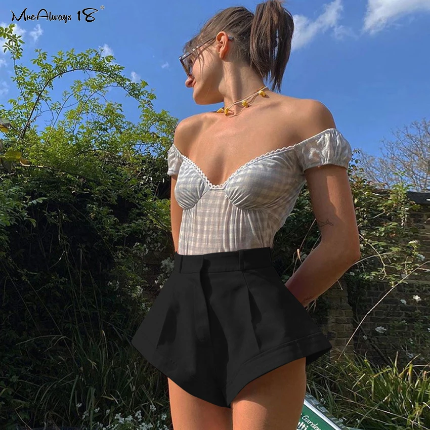 Mnealways18 Pink Mini Shorts Sexy High Waisted Hot Summer Women's Shorts New Chic 2021 Casual Female Wide Leg Shorts Streetwear
Mnealways18 Pink Mini Shorts Sexy High Waisted Hot Summer Women's Shorts New Chic 2021 Casual Female Wide Leg Shorts Streetwear