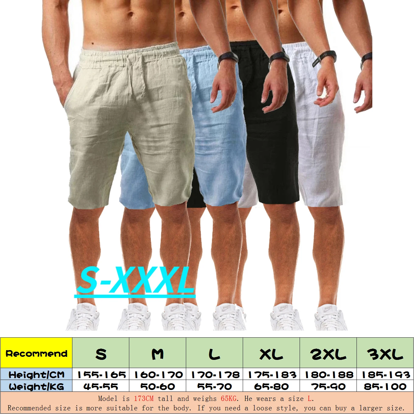 New Style Summer Men's Casual Sports Cotton and Linen Comfortable Fashion Shorts Jogging Pants
New Style Summer Men's Casual Sports Cotton and Linen Comfortable Fashion Shorts Jogging Pants