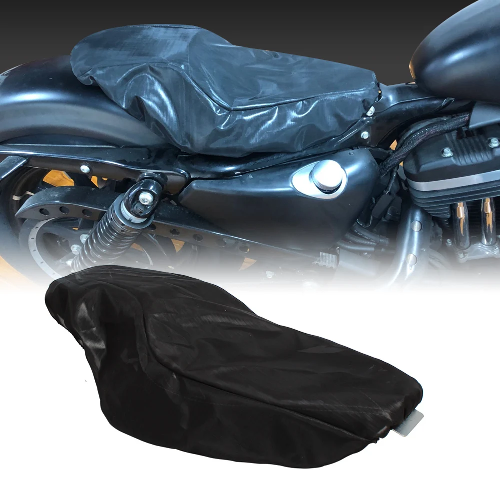 Motorcycle Two Up Front Driver Seat Cover Waterproof Dust UV Protector Cushion For Harley Sportster XL iron 883 1200 48 72 
Motorcycle Two Up Front Driver Seat Cover Waterproof Dust UV Protector Cushion For Harley Sportster XL iron 883 1200 48 72