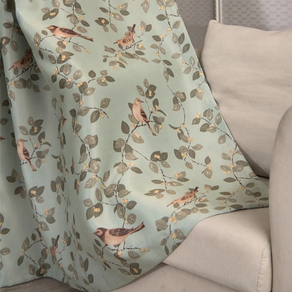 Curtains for Living Room Cute Bird PrintedCountryside Rustic Blackout Classic Chinese Style Balcony Window Panel Drapes
Curtains for Living Room Cute Bird PrintedCountryside Rustic Blackout Classic Chinese Style Balcony Window Panel Drapes