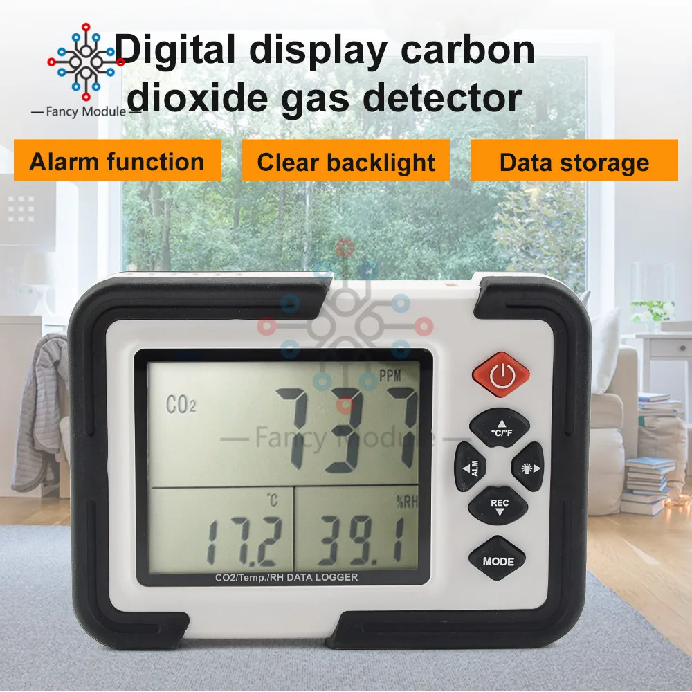 HT-2000 Desktop Carbon Dioxide Data logger Gas Detector Analyzer Monitor LCD/PC Dioxide Air Temperature Humidity Logger Meter
HT-2000 Desktop Carbon Dioxide Data logger Gas Detector Analyzer Monitor LCD/PC Dioxide Air Temperature Humidity Logger Meter