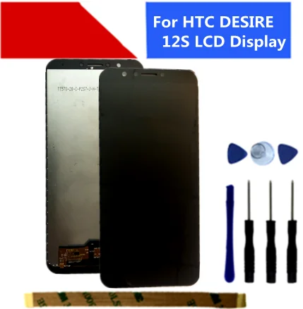 100% Tested LCD Display For HTC DESIRE 12S Touch Sensor Screen Complete Assembly | Mobile Phone Screens