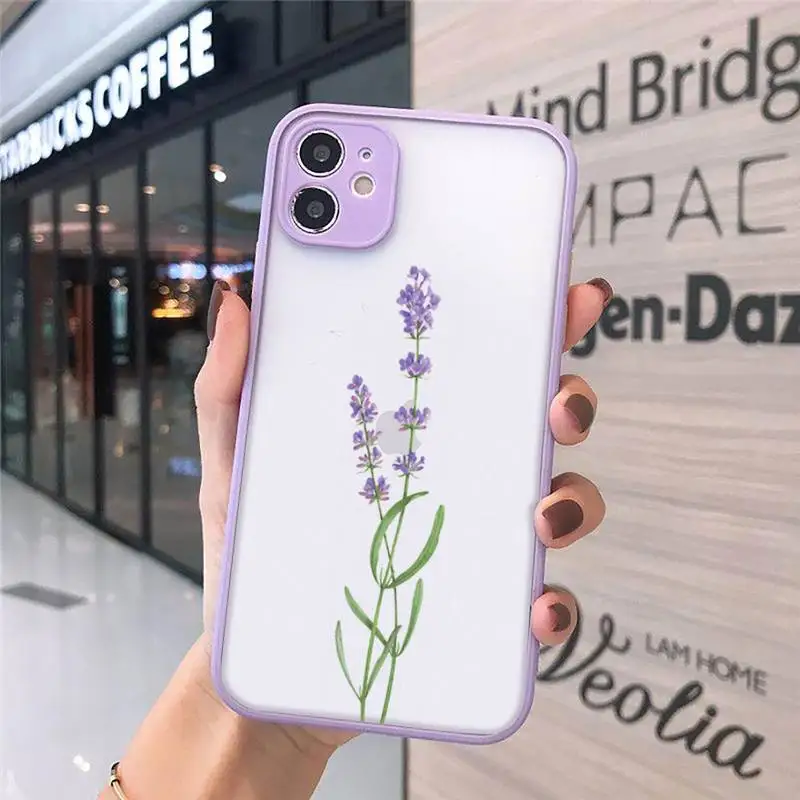 Simple Lavender Purple Flowers Phone Case matte transparent For iphone 7 8 11 12 plus mini x xs xr pro max cover 
Simple Lavender Purple Flowers Phone Case matte transparent For iphone 7 8 11 12 plus mini x xs xr pro max cover