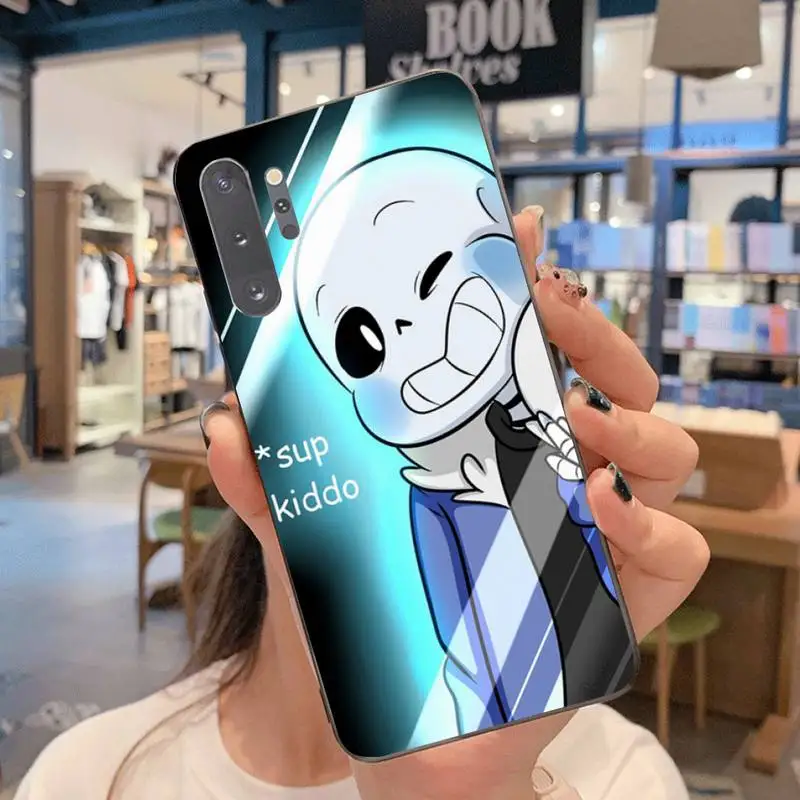 Undertale Sans And His Puns Newly Arrived Black Cell Phone Case For Samsung Note 7 8 9 10 pro Galaxy J7 J8 J6 Plus 2018 Prime 
Undertale Sans And His Puns Newly Arrived Black Cell Phone Case For Samsung Note 7 8 9 10 pro Galaxy J7 J8 J6 Plus 2018 Prime