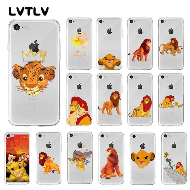 LVTLV Король Лев Акуна Матата чехол для телефона iPhone 11 pro XS MAX 8 7 6 6S Plus X 5 5S SE XR