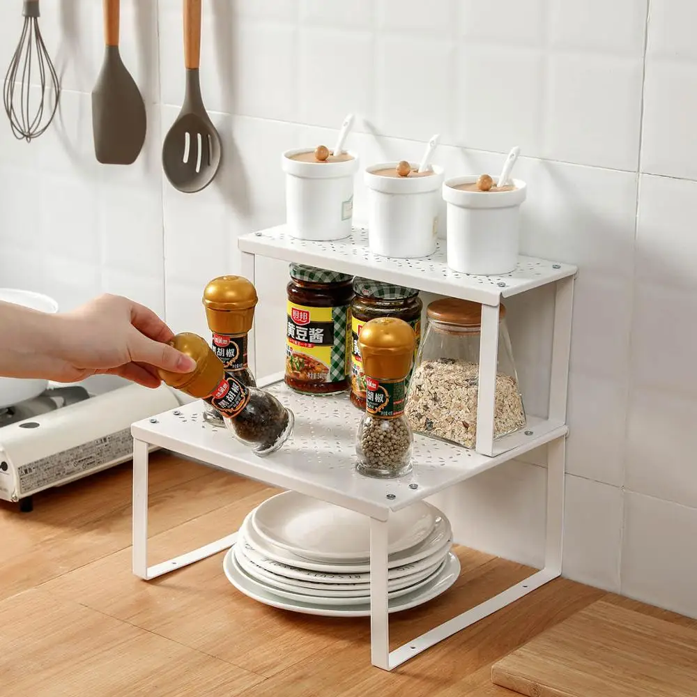 Wrought Iron Stackable Kitchen Bathroom Shelf Closet Organizer Countertop Spice Storage Racks
Wrought Iron Stackable Kitchen Bathroom Shelf Closet Organizer Countertop Spice Storage Racks