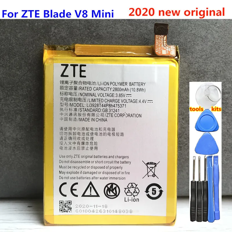 New Original Li3928T44P8h475371 2800mAh For ZTE Blade V8 Mini V8mini BV0850 V0850 Battery High Quality
New Original Li3928T44P8h475371 2800mAh For ZTE Blade V8 Mini V8mini BV0850 V0850 Battery High Quality
