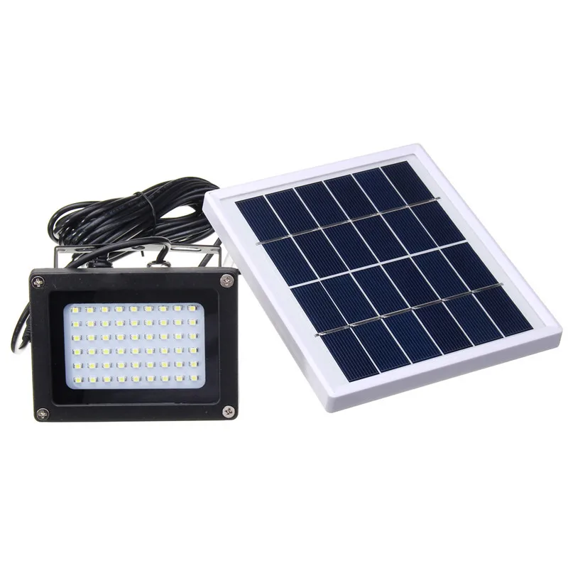 Outdoor IP65 Waterproof 10W 54LED Solar Floodlight Garden Yard Projector Lamp Super Bright Lawn for Home LED Light | Лампы и освещение