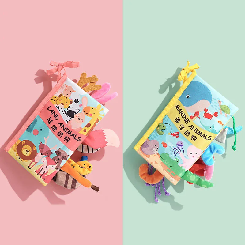 Cloth Book Tail Three-dimensional Tear NotRotten Soft 0-1 Year Old Baby Educational Toys Books For Enlightenment Fun Learning
Cloth Book Tail Three-dimensional Tear NotRotten Soft 0-1 Year Old Baby Educational Toys Books For Enlightenment Fun Learning