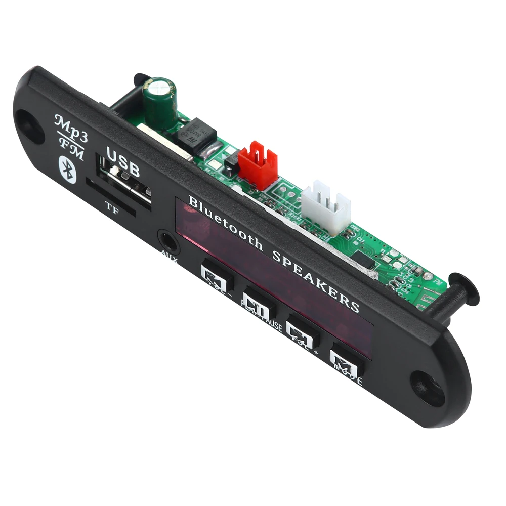 10pcs/pack Car 12V MP3 WMA Decoder Board Audio USB TF FM Radio MP3 Module Wireless Bluetooth MP3 Player with Remote Control
10pcs/pack Car 12V MP3 WMA Decoder Board Audio USB TF FM Radio MP3 Module Wireless Bluetooth MP3 Player with Remote Control