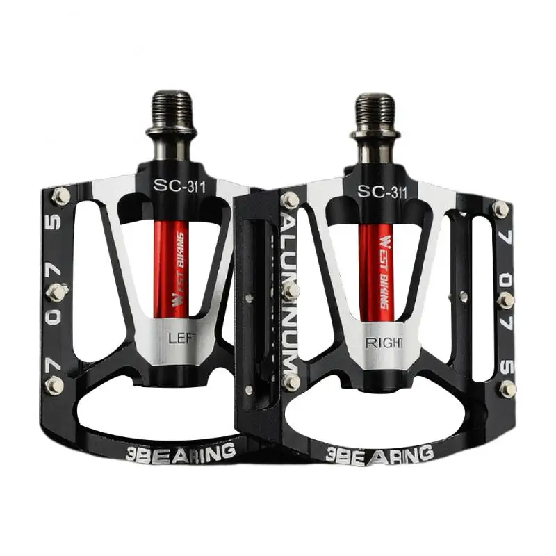 Mountain Bike Pedal Ultralight Aluminum Alloy Non-slip MTB Bicycle Pedal Three Bearing Cycling Wide Pedal Road Bike Metal Pedal
Mountain Bike Pedal Ultralight Aluminum Alloy Non-slip MTB Bicycle Pedal Three Bearing Cycling Wide Pedal Road Bike Metal Pedal