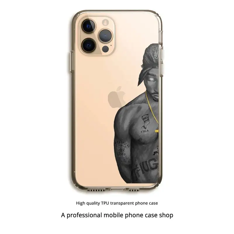 Rapper 2pac Singer Tupac Phone Case Clear Cover For Iphone 5 6 7 8 11 12 plus XR X XS SE2020 11/12PRO Max Transparent Cases
Rapper 2pac Singer Tupac Phone Case Clear Cover For Iphone 5 6 7 8 11 12 plus XR X XS SE2020 11/12PRO Max Transparent Cases
