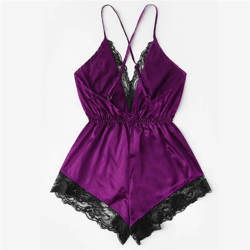 Sexy Bra Sleepwear Women's Sexy Lingerie Girls V-neck Lace Splice Bodysuit Ladies High Quality Sleepwears Bodydoll Lingeries
Sexy Bra Sleepwear Women's Sexy Lingerie Girls V-neck Lace Splice Bodysuit Ladies High Quality Sleepwears Bodydoll Lingeries