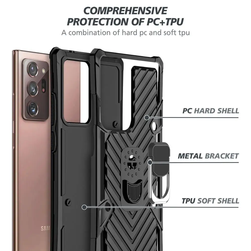 Shockproof Case For Samsung Galaxy Note 20 Ultra Armor Kickstand Phone Case for Samsung Note 20 Ulra Magnetic Car Holder Cover 
Shockproof Case For Samsung Galaxy Note 20 Ultra Armor Kickstand Phone Case for Samsung Note 20 Ulra Magnetic Car Holder Cover