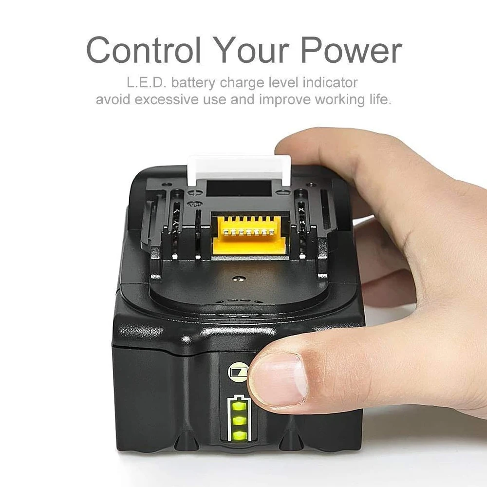 18V 8Ah Li-ion Rechargeable Power Tool Battery for Makita Cordless tool Cordless Blower Vacuum Clean Air Blower
18V 8Ah Li-ion Rechargeable Power Tool Battery for Makita Cordless tool Cordless Blower Vacuum Clean Air Blower