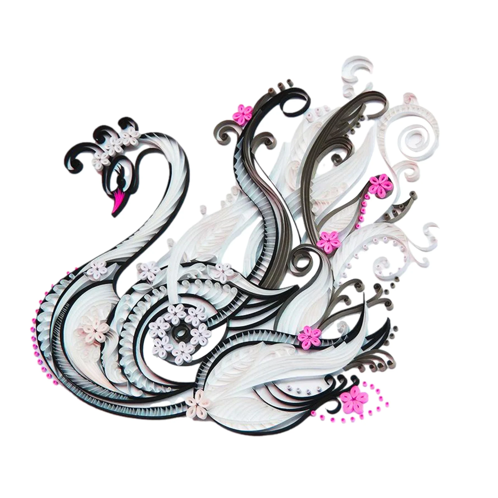 DIY Paper Filigree Painting Kit Swan In The Water Quilling Paper Paintings Creative Wall Decoration Crafts For Home Decor Fit 
DIY Paper Filigree Painting Kit Swan In The Water Quilling Paper Paintings Creative Wall Decoration Crafts For Home Decor Fit