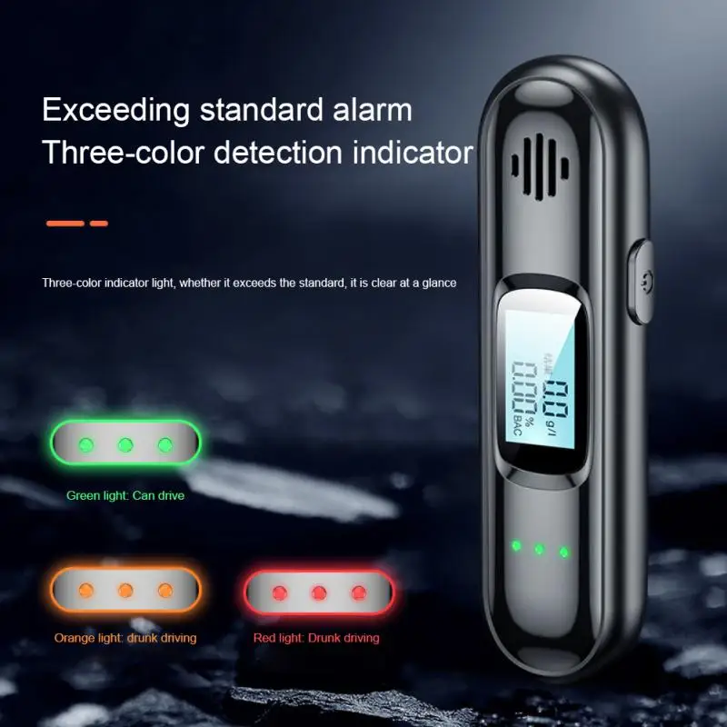 Alcohol Concentration High Accuracy Detection Portable Drunk Driving Tester Alcohol Breath Tester With Digital Display Screen
Alcohol Concentration High Accuracy Detection Portable Drunk Driving Tester Alcohol Breath Tester With Digital Display Screen