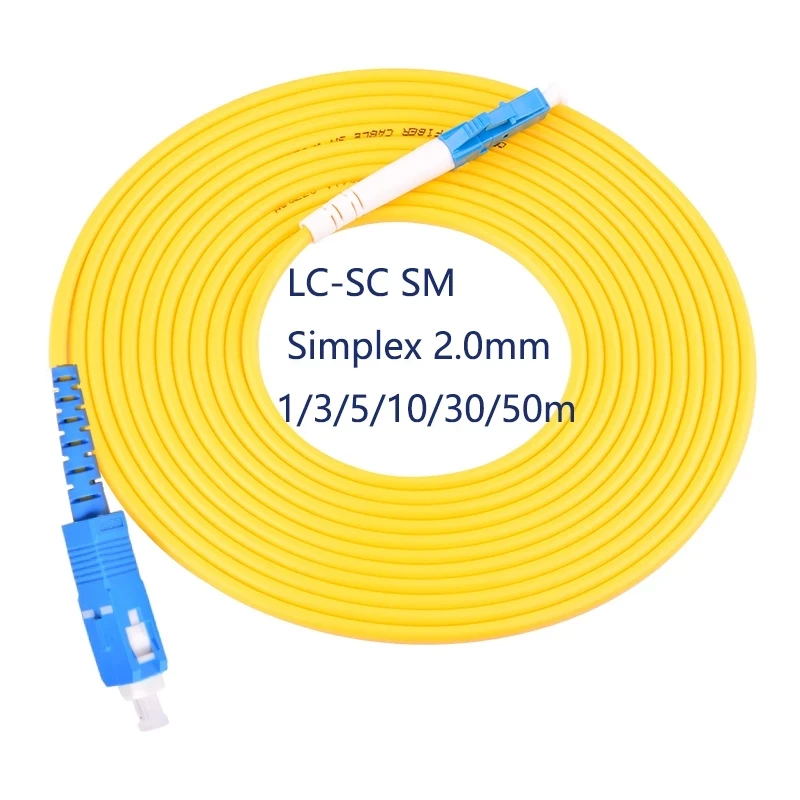 10 шт./упак. LC/UPC-SC/UPC Одномодовый SM односторонний оптоволоконный патч-корд 1 м/3 м/5 м/10 м/30 м/50 м
10 шт./упак. LC/UPC-SC/UPC Одномодовый SM односторонний оптоволоконный патч-корд 1 м/3 м/5 м/10 м/30 м/50 м
