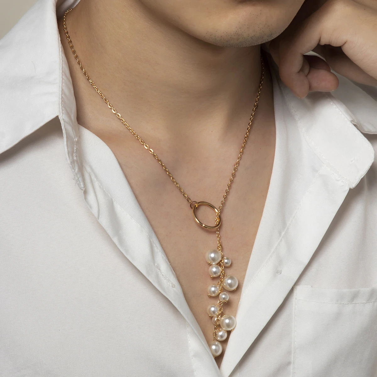 Gothic Baroque Pearl Heart Choker Necklace Wedding Love Fashion Jewelry Korean Tiny Unique Bead Chain Necklace for Women
Gothic Baroque Pearl Heart Choker Necklace Wedding Love Fashion Jewelry Korean Tiny Unique Bead Chain Necklace for Women