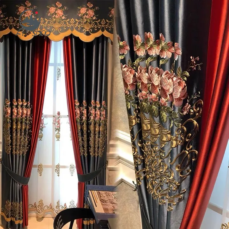 AS Simple European Style Light Luxury Imitation Silk Embroidery Shading Custom Luxury Curtains for Living Dining Room Bedroom
AS Simple European Style Light Luxury Imitation Silk Embroidery Shading Custom Luxury Curtains for Living Dining Room Bedroom