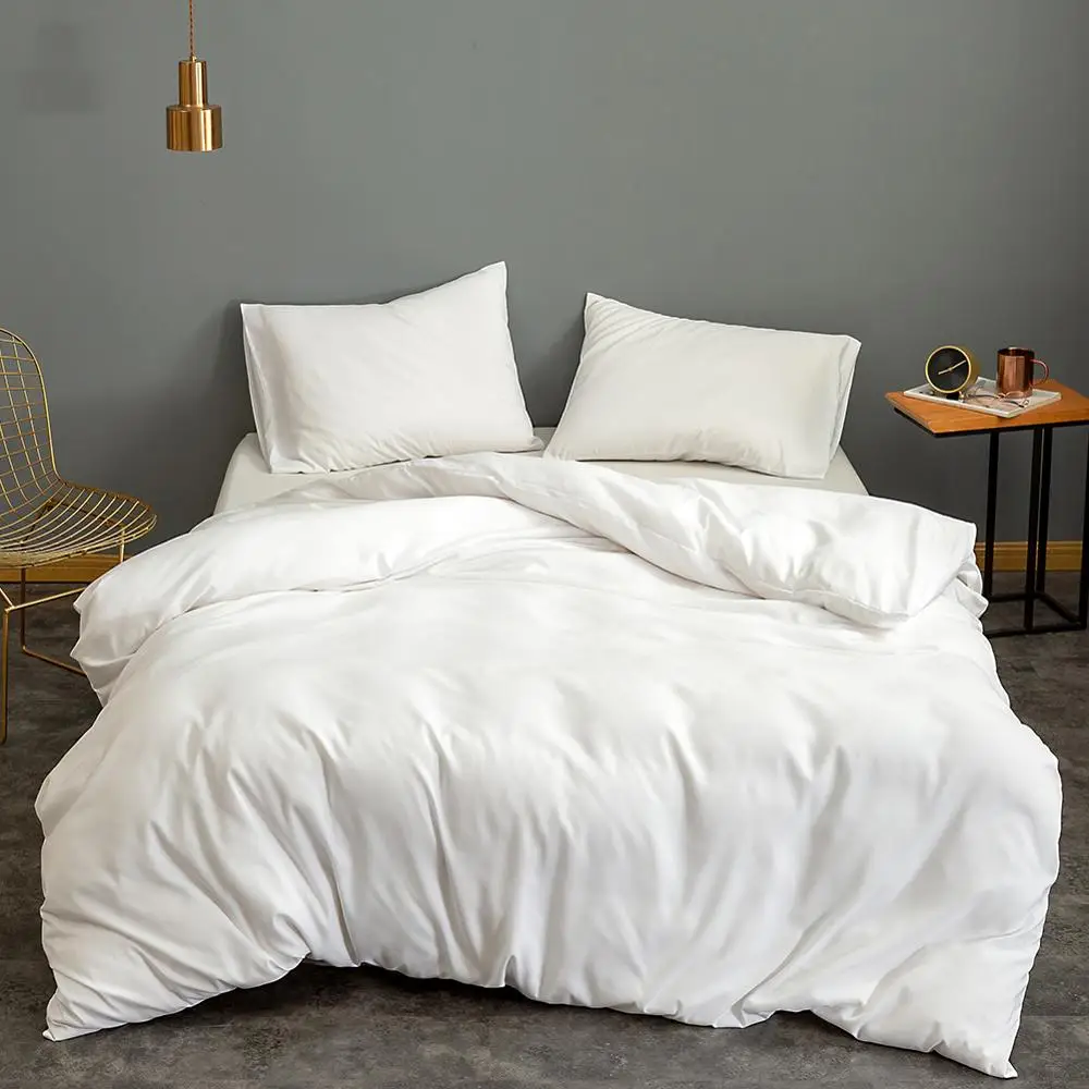 Bonenjoy Duvet Cover Solid Color Single Double Queen King Size Simple Style Quilt Covers For Adult Bedclothes(No Pillowcase)
Bonenjoy Duvet Cover Solid Color Single Double Queen King Size Simple Style Quilt Covers For Adult Bedclothes(No Pillowcase)