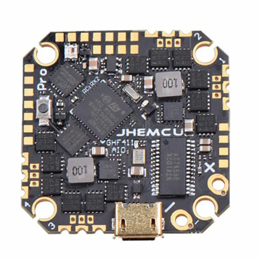 Accessories 2-6S Brushless Flight Control JHEMCU GHF411AIO Pro Toothpick Crossing Machine F4 25A 35A Flight Control
Accessories 2-6S Brushless Flight Control JHEMCU GHF411AIO Pro Toothpick Crossing Machine F4 25A 35A Flight Control