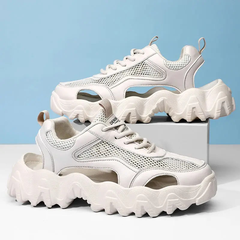 Summer Ice Blue Men's sneakers Breathable Mesh Sneakers Men's Sandals Fashion Comfortable Sports Walking Shoes Beach Sandals
Summer Ice Blue Men's sneakers Breathable Mesh Sneakers Men's Sandals Fashion Comfortable Sports Walking Shoes Beach Sandals