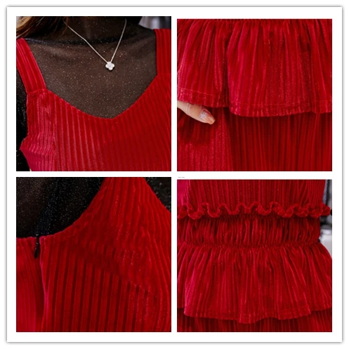 Golden Velvet 3 Piece Set Women Pant And Top Lotus Matching Sets Korean Set Retro Woman Clothes Ensemble Femme Survetement
Golden Velvet 3 Piece Set Women Pant And Top Lotus Matching Sets Korean Set Retro Woman Clothes Ensemble Femme Survetement