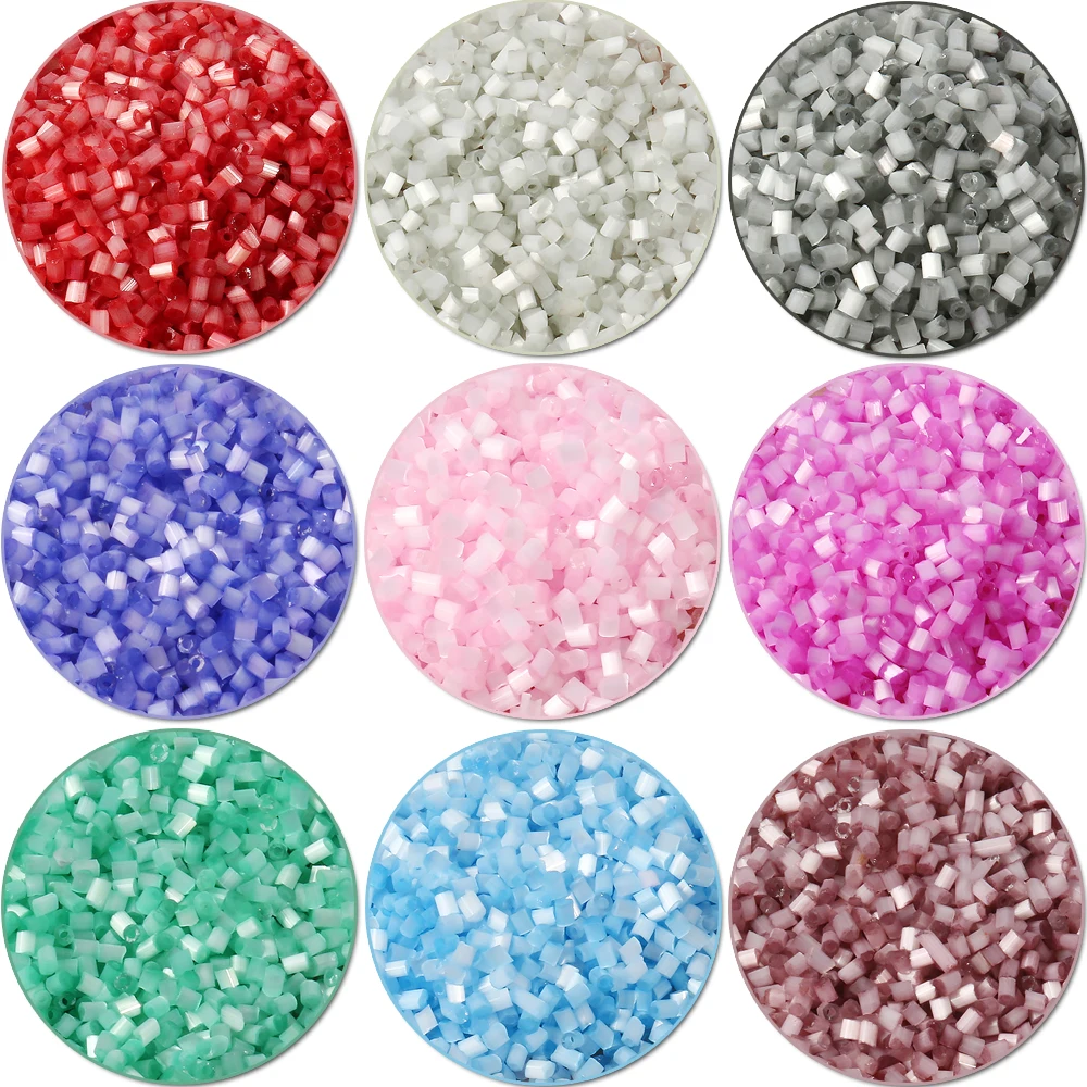 2100pcs/pack 2mm Cat Eye Glass Seed Beads Loose Tube Beads For Waist Beads Women Jewelry Making Kids Jewelry Sewing Supplies
2100pcs/pack 2mm Cat Eye Glass Seed Beads Loose Tube Beads For Waist Beads Women Jewelry Making Kids Jewelry Sewing Supplies