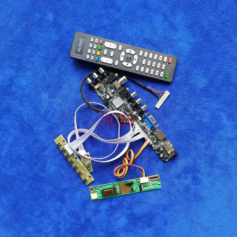 Digital DVB 1-CCFL Drive Board KIT For B141XG05/B141XG08/B141XG09/B141XG10/B141XG13 USB VGA HDMI-compatible 30-Pin LVDS 1024*768
Digital DVB 1-CCFL Drive Board KIT For B141XG05/B141XG08/B141XG09/B141XG10/B141XG13 USB VGA HDMI-compatible 30-Pin LVDS 1024*768