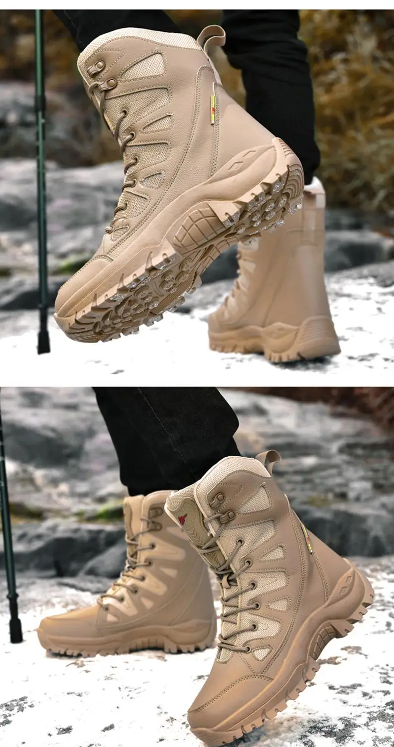 R.XJIAN brand Winter Military Tactical Boots For Men Leather Outdoors Round Toe Sneakers Men Combat Desert High Ankle Boots Blac
R.XJIAN brand Winter Military Tactical Boots For Men Leather Outdoors Round Toe Sneakers Men Combat Desert High Ankle Boots Blac