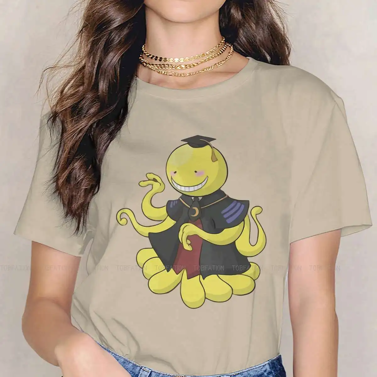 Класс убийц, Коро сенсей, осьминог, Аниме футболки с круглым вырезом, забавная и милая Оригинальная футболка, Забавные топы
Класс убийц, Коро сенсей, осьминог, Аниме футболки с круглым вырезом, забавная и милая Оригинальная футболка, Забавные топы