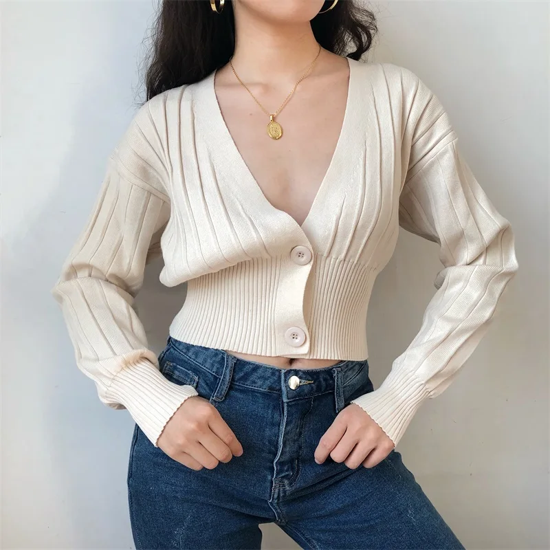 Winter tops for women v neck sweater high quality cropped cardigan knitted sweater crop cardigan women cute sweater korean
Winter tops for women v neck sweater high quality cropped cardigan knitted sweater crop cardigan women cute sweater korean
