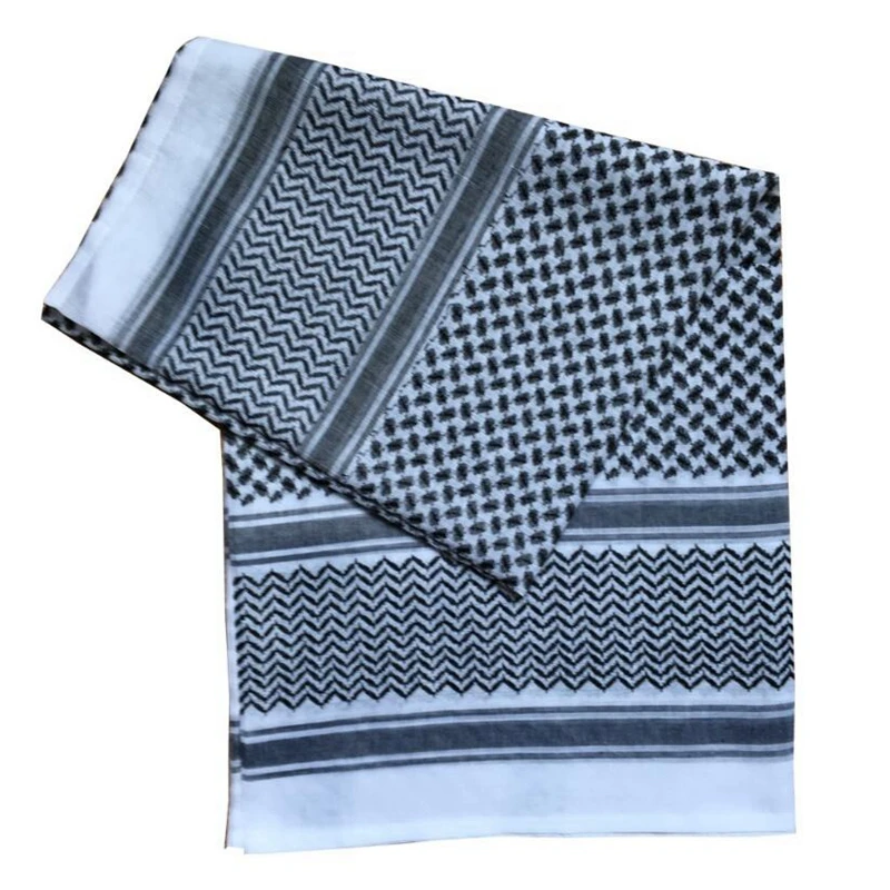 140*140cm Military Tactical Arab Keffiyeh Scarf Islamic Saudi Arabic Dubai Head Scarf Traditional Costumes Muslim Accessories
140*140cm Military Tactical Arab Keffiyeh Scarf Islamic Saudi Arabic Dubai Head Scarf Traditional Costumes Muslim Accessories