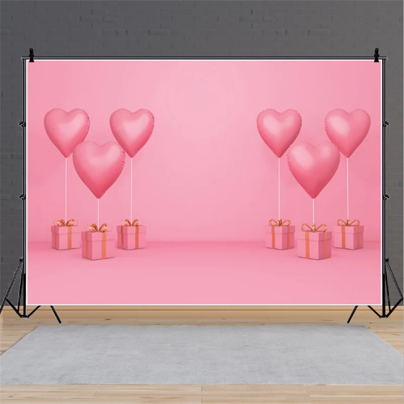 Romantic Backdrop for Party Decoration Pink Ballons Heart Photo Background Studio Bokeh Glitter Newborn Valentine's Day Prop
Romantic Backdrop for Party Decoration Pink Ballons Heart Photo Background Studio Bokeh Glitter Newborn Valentine's Day Prop