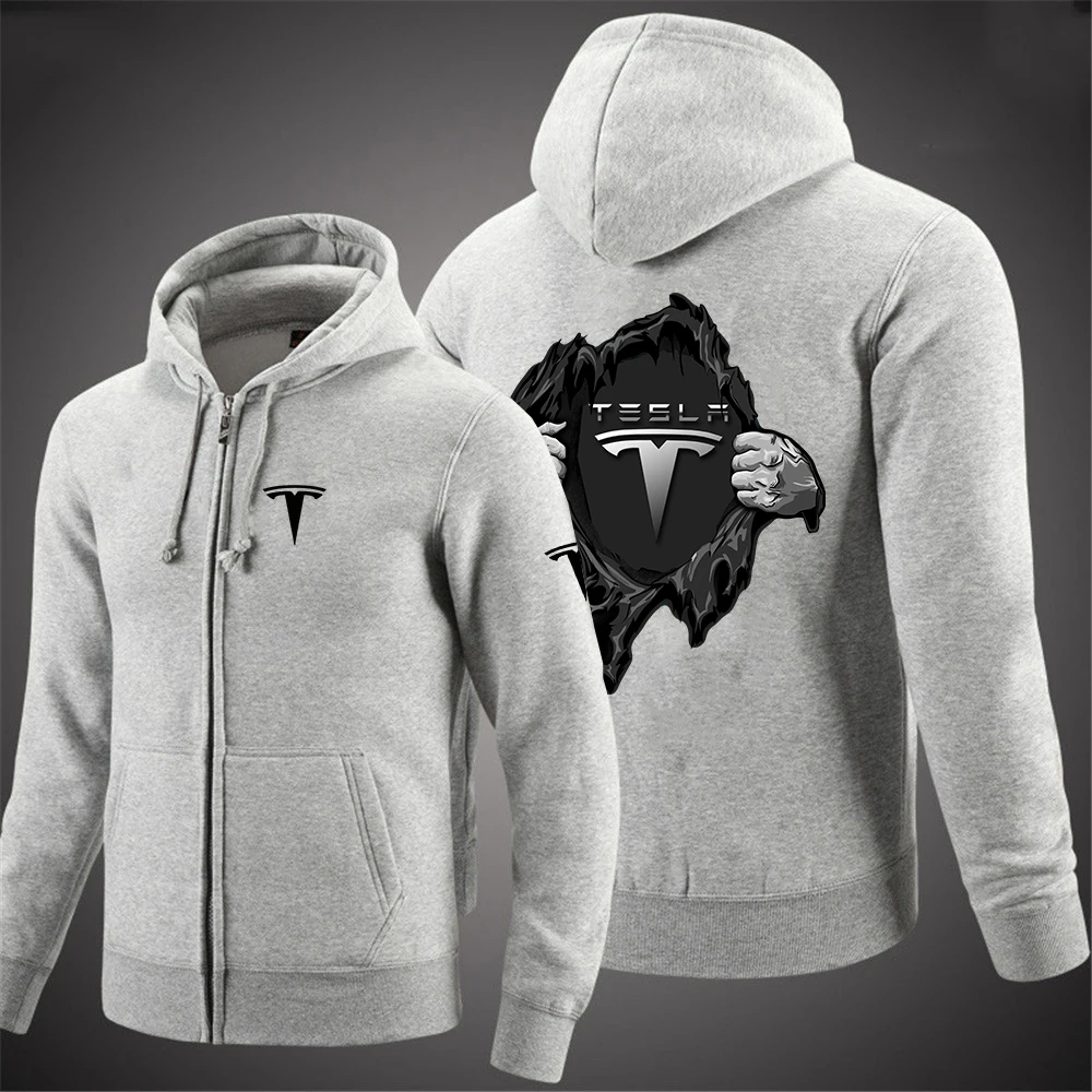 Autumn New Tesla Car Logo Printed Custom Man Zipper Comfortable Hoodies Plus Fleece Pullover Hooded Jacket Jacket
Autumn New Tesla Car Logo Printed Custom Man Zipper Comfortable Hoodies Plus Fleece Pullover Hooded Jacket Jacket