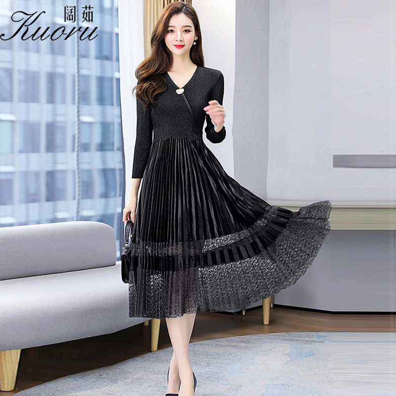 2021 Autumn V Neck Women Vintage Dress Solid High Elasticity Slim Vestiti Donna Eleganti Sukienka Midi Black Long Sleeve Dresses
2021 Autumn V Neck Women Vintage Dress Solid High Elasticity Slim Vestiti Donna Eleganti Sukienka Midi Black Long Sleeve Dresses