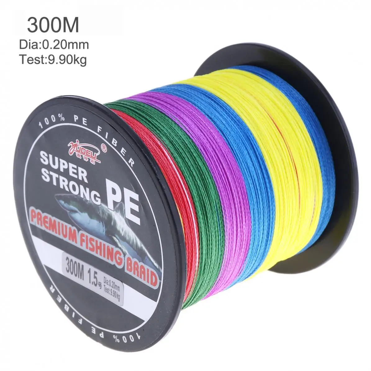 300m Multicolor Super Strong Saltwater / Freshwater Fishing Line 4 Strands Weaves PE Braided Fishing Rope Multifilament
300m Multicolor Super Strong Saltwater / Freshwater Fishing Line 4 Strands Weaves PE Braided Fishing Rope Multifilament