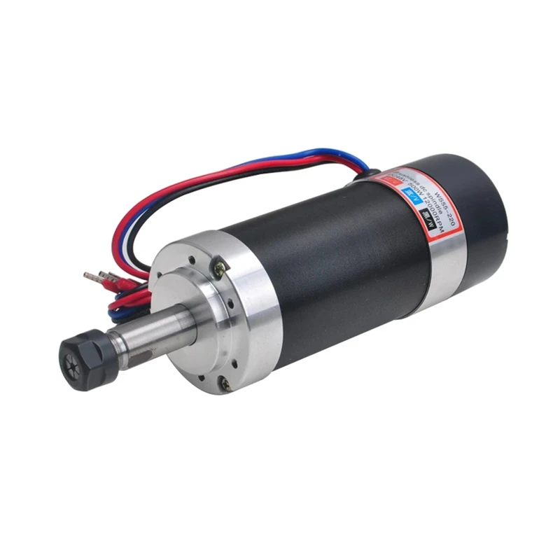 500W CNC Brushless Spindle 55mm Diameter ER11 Chuck 48VDC Voltage Bounce Rate Small motor
500W CNC Brushless Spindle 55mm Diameter ER11 Chuck 48VDC Voltage Bounce Rate Small motor