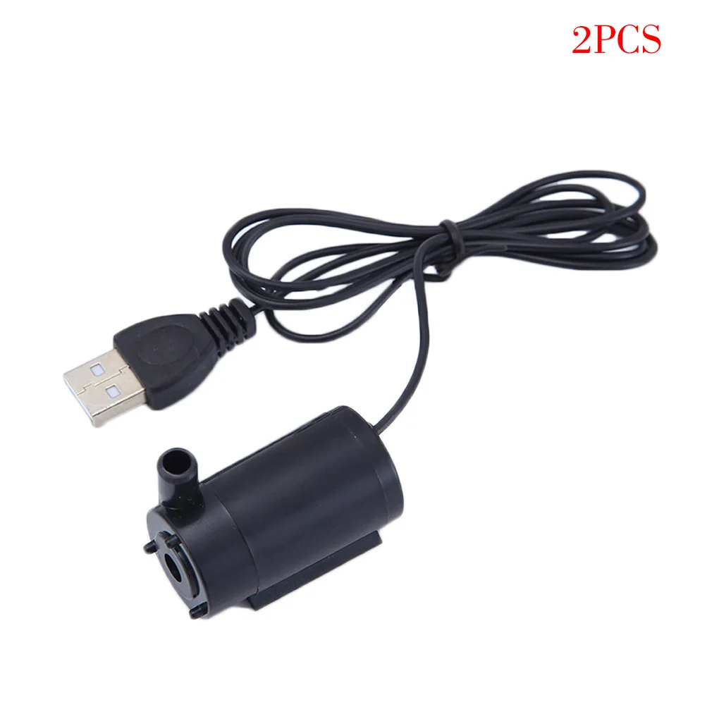 2pcs DC 5V USB Low Noise Brushless Motor Pump2-3L/H Mini Micro Submersible Water Pump, Black
2pcs DC 5V USB Low Noise Brushless Motor Pump2-3L/H Mini Micro Submersible Water Pump, Black