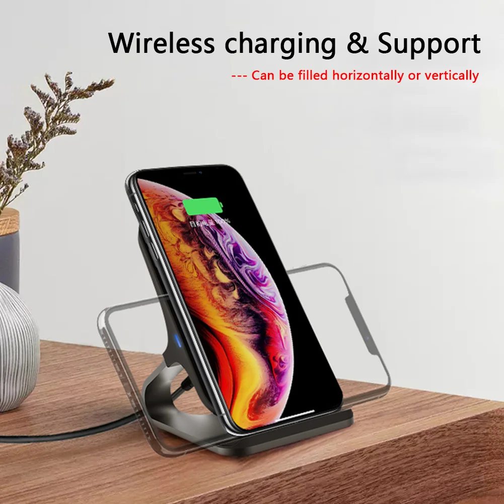 Mobile Phone Clip Mount Bracket Desktop Wireless Charger 15W Fast Charge Mobile Phone Aluminum Alloy Bracket
Mobile Phone Clip Mount Bracket Desktop Wireless Charger 15W Fast Charge Mobile Phone Aluminum Alloy Bracket