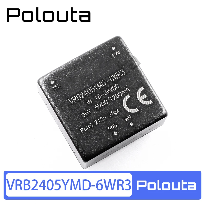 Polouta VRB2405YMD-6WR3 DC-DC Isolated Power Module 24V To 5V Single Output 1.2A Electronic Components Arduino Nano Circuits
Polouta VRB2405YMD-6WR3 DC-DC Isolated Power Module 24V To 5V Single Output 1.2A Electronic Components Arduino Nano Circuits