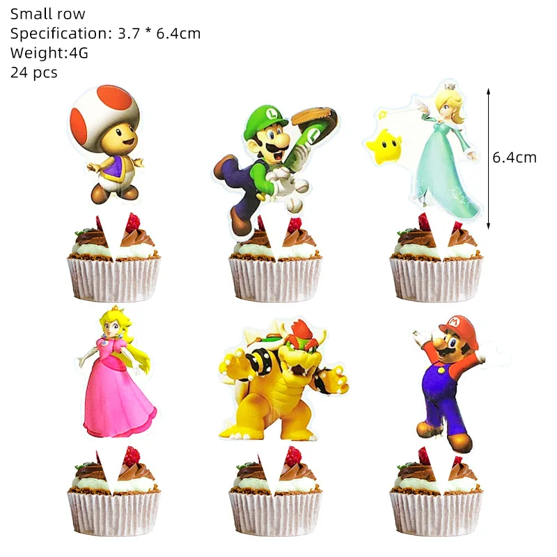 Super Mario Bros Party Decoration Balloon Mario Pull Flag Supplies Super Things Happy Birthday Banners Children CupCake Insert
Super Mario Bros Party Decoration Balloon Mario Pull Flag Supplies Super Things Happy Birthday Banners Children CupCake Insert