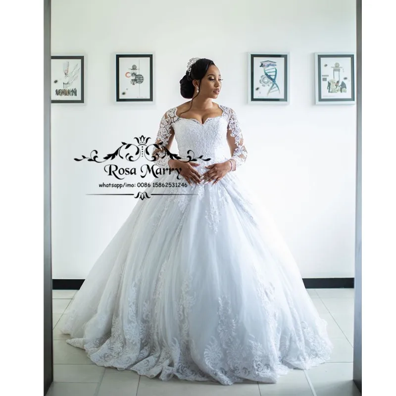 Princess Ball Gown Lace Bellanaija Wedding Dresses 2020 Vintage Long Sleeves Muslim Nigeria African Vestido De Novia Bridal Gown
Princess Ball Gown Lace Bellanaija Wedding Dresses 2020 Vintage Long Sleeves Muslim Nigeria African Vestido De Novia Bridal Gown