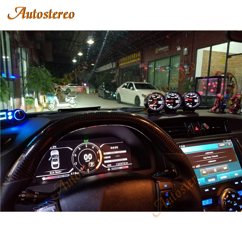 12.3'' Android 9 Digital Cluster Virtual Cockp For Toyota Mark X Markx Reiz 2010-2017 Car Dashboard Panel Virtual Instrument LCD
12.3'' Android 9 Digital Cluster Virtual Cockp For Toyota Mark X Markx Reiz 2010-2017 Car Dashboard Panel Virtual Instrument LCD